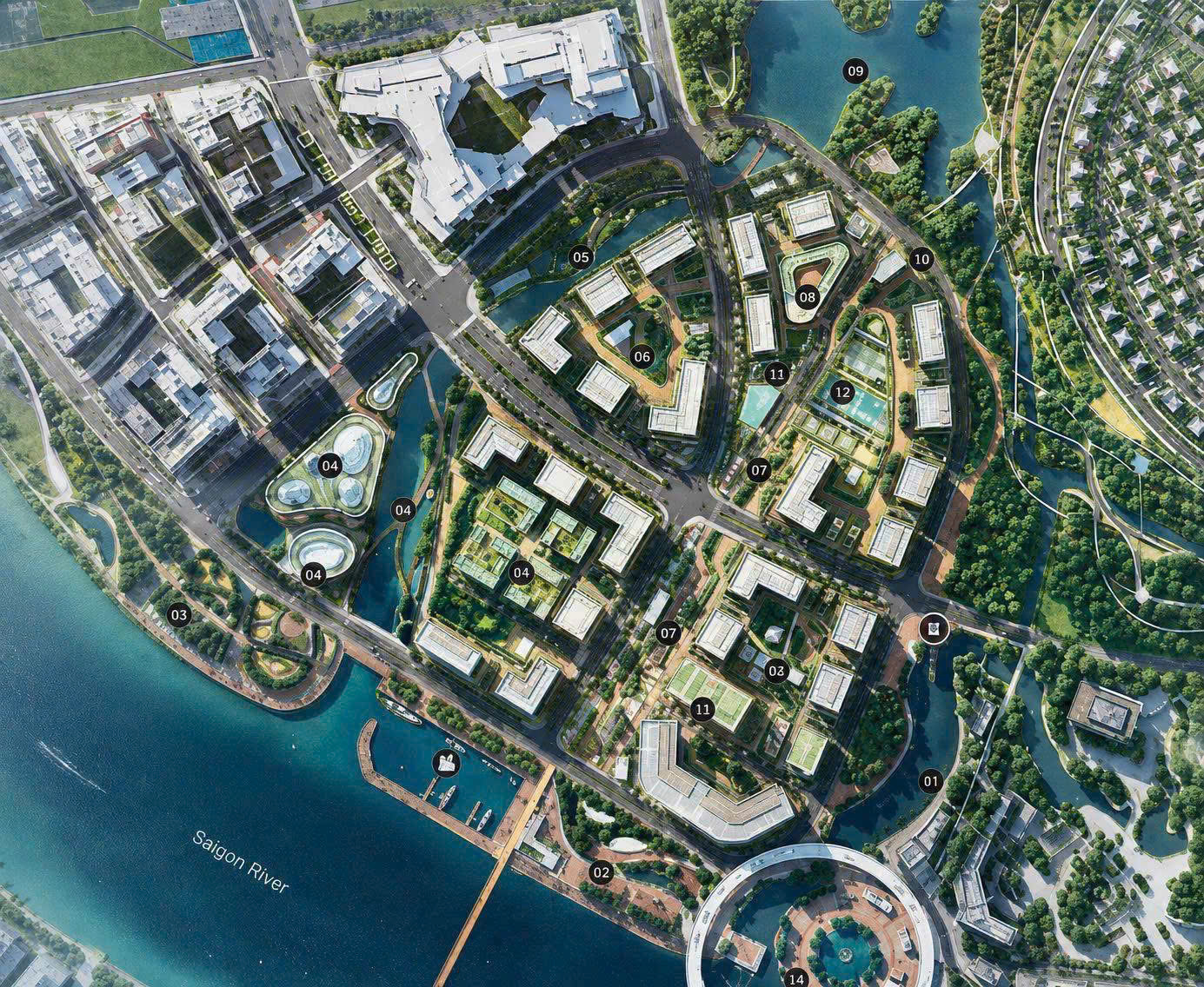 Phối cảnh Sungroup Thủ Thiêm